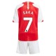 Arsenal Saka 7 Matchtröja Barn Hemma 2023-2024