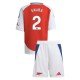 Arsenal Saliba 2 Matchtröja Barn Hemma 2024-2025