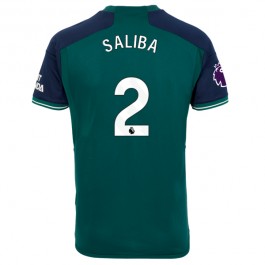 Arsenal Saliba 2 Matchtröja Tredje 2023-2024
