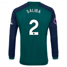 Arsenal Saliba 2 Matchtröja Tredje 2023-2024 - Långärmad