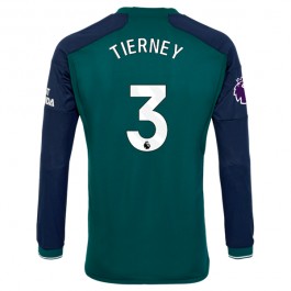 Arsenal Tierney 3 Matchtröja Tredje 2023-2024 - Långärmad