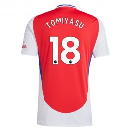 Arsenal Tomiyasu 18 Matchtröja Hemma 2024-2025