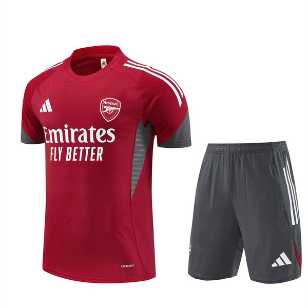 Arsenal Träningsset med T-shirt Barn 2025-26 - Shorts Röd Arsenal Träningsset med T-shirt Barn 2025-26 - Shorts Röd
