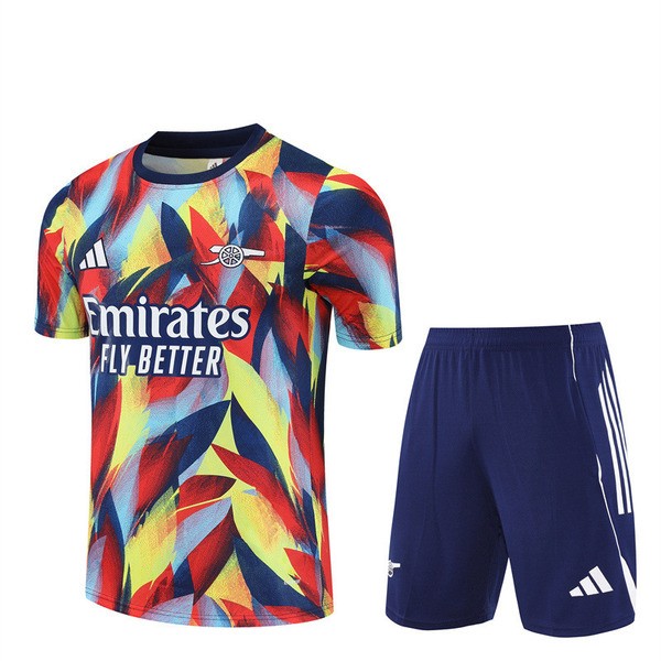 Arsenal Träningsset med T-shirt Barn 2025-26 - Shorts Röd Arsenal Träningsset med T-shirt Barn 2025-26 - Shorts Röd