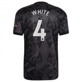 Arsenal White 4 Matchtröja Borta 2022-2023