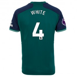 Arsenal White 4 Matchtröja Tredje 2023-2024
