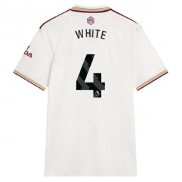 Arsenal White 4 Matchtröja Tredje 2025-2026