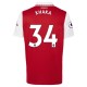 Arsenal Xhaka 34 Matchtröja Hemma 2022-2023