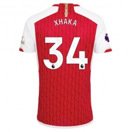 Arsenal Xhaka 34 Matchtröja Hemma 2023-2024