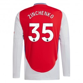 Arsenal Zinchenko 35 Matchtröja Hemma 2024-2025 Långärmad