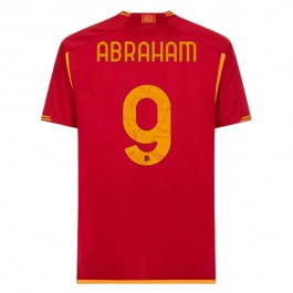 AS Roma Abraham 9 Matchtröja Hemma 2023-2024
