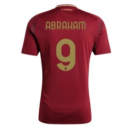 AS Roma Abraham 9 Matchtröja Hemma 2024-2025