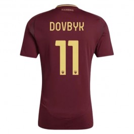 AS Roma Dovbyk 11 Matchtröja Hemma 2024-2025