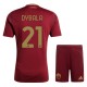 AS Roma Dybala 21 Matchtröja Barn Hemma 2024-2025
