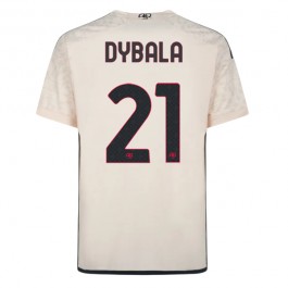 AS Roma Dybala 21 Matchtröja Borta 2023-2024