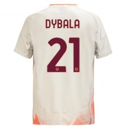 AS Roma Dybala 21 Matchtröja Borta 2024-2025