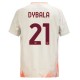 AS Roma Dybala 21 Matchtröja Borta 2024-2025