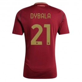 AS Roma Dybala 21 Matchtröja Hemma 2024-2025