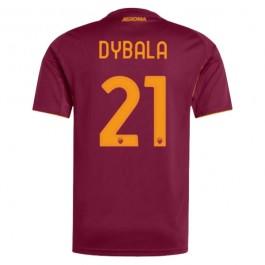 AS Roma Dybala 21 Matchtröja Hemma 2025-2026