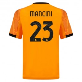 AS Roma Mancini 23 Matchtröja Borta 2025-2026