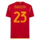 AS Roma Mancini 23 Matchtröja Hemma 2023-2024