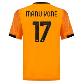 AS Roma Manu Kone 17 Matchtröja Borta 2025-2026