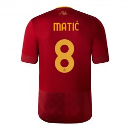 AS Roma Matić 8 Matchtröja Hemma 2022-2023