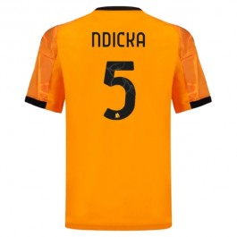 AS Roma Ndicka 5 Matchtröja Borta 2025-2026