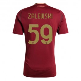 AS Roma Zalewski 59 Matchtröja Hemma 2024-2025