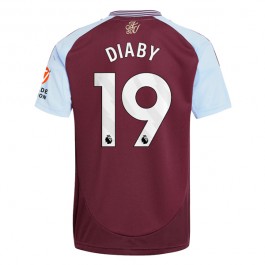 Aston Villa Diaby 19 Matchtröja Hemma 2024-2025