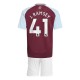 Aston Villa J.Ramsey 41 Matchtröja Barn Hemma 2024-2025