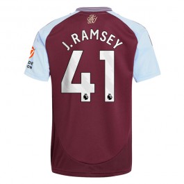 Aston Villa J.Ramsey 41 Matchtröja Hemma 2024-2025