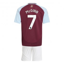 Aston Villa McGinn 7 Matchtröja Barn Hemma 2024-2025
