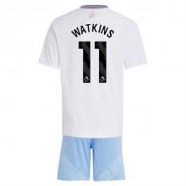 Aston Villa Watkins 11 Matchtröja Barn Borta 2024-2025