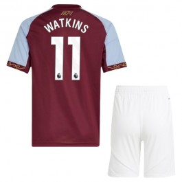 Aston Villa Watkins 11 Matchtröja Barn Hemma 2025-2026