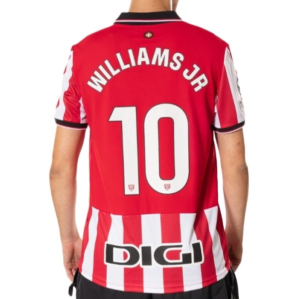 Athletic Bilbao Williams JR 10 Matchtröja Hemma 2025-2026 Fotbollsställ Athletic Bilbao Williams JR 10 Matchtröja Hemma 2025-2026 Fotbollsställ
