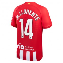 Atlético Madrid M. Llorente 14 Matchtröja Hemma 2023-2024