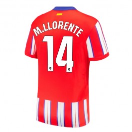 Atletico Madrid M.Llorente 14 Matchtröja Hemma 2024-2025