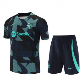 Barn FC Barcelona Träningströja Ställ 2023-24 - Shorts Blå Camouflage