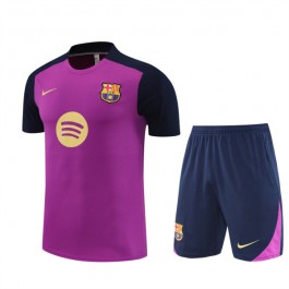Barn FC Barcelona Träningströja Ställ 2025-26 - Shorts Lila