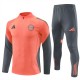 Barn FC Bayern München Träningsoverall 2025-26 - 1-4 Zip Orange