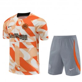 Barn Inter Milan Träningströja Ställ 2024-25 - Shorts Orange