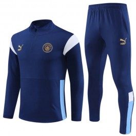 Barn Manchester City Träningsoverall 2023-24 - 1-4 Zip Navy