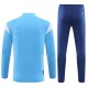 Barn Olympique de Marseille Träningsoverall 2023-24 - 1-4 Zip Navy
