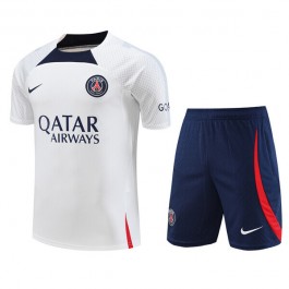 Barn Paris Saint Germain PSG Träningströja Ställ 2023-24 - Shorts Vit