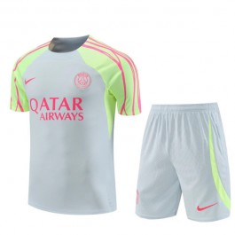 Barn Paris Saint Germain PSG Träningströja Ställ 2023-24 - Shorts Vit Rosa