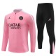Barn Paris Saint Germain Träningsoverall 2024-25 - 1-4 Zip Rosa