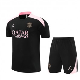 Barn Paris Saint Germain Träningströja Ställ 2024-25 - Shorts Svart Rosa