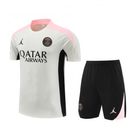 Barn Paris Saint Germain Träningströja Ställ 2024-25 - Shorts Vit Rosa