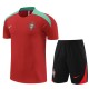 Barn Portugal Träningströja Ställ 2024-25 - Shorts Dark Röd